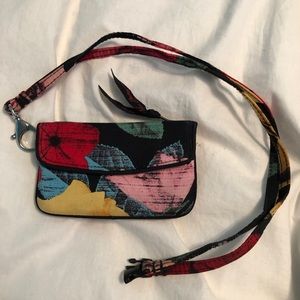 Vera Bradley Havana Rose ID Case & Key Chain